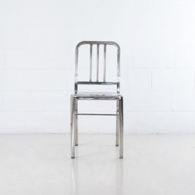 Army Chair (Set of 2 - Polished Stainless Steel)