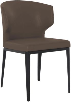Cabo Chair (Brown With Metal Base)
