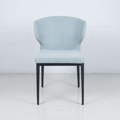 Cabo Chair (Chenille Sky With Metal Base)