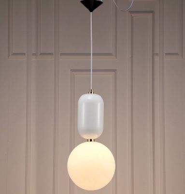 Aletha Pendant Lamp (Small - White)