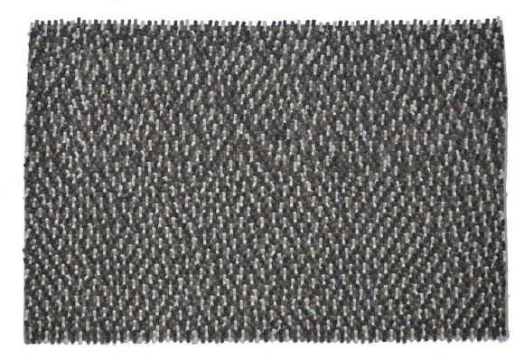 MCM Chanda - Handmade Wool Braided Shaggy Rug (4 X 6 Ft) - SSI1213
