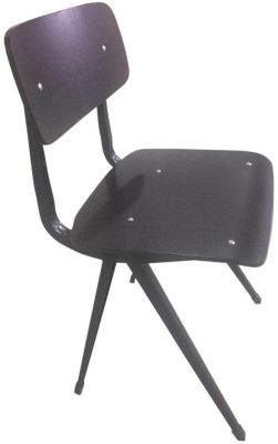 Rika Chair (Set of 2 - Black Seat with Black Frame)