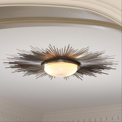 Sunburst Light Fixture (Nickel)