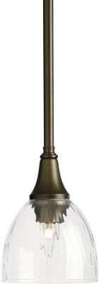 Trumpet Mini-Pendentif (Bronze & Verre d'Eau)