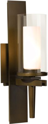 Constellation Sconce (Bronze & Clear Glass with Opal Diffuser)