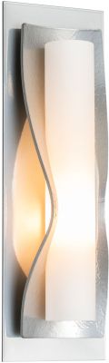 Dune Sconce (Sterling & Opal Glass)