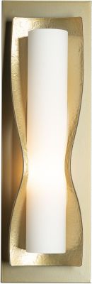 Dune Sconce (Modern Brass & Opal Glass)