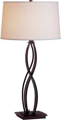Almost Infinity Table Lamp (Bronze & Natural Anna Shade)