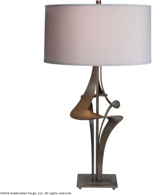 Antasia Table Lamp (Dark Smoke & Medium Grey Shade)