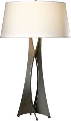 Moreau Table Lamp (Tall - Dark Smoke & Natural Anna Shade)
