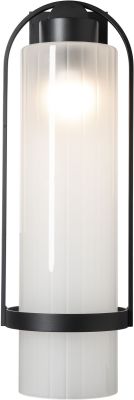 Alcove Outdoor Sconce (Large - Coastal Black & Frosted Glass)