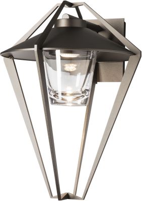 Stellar Outdoor Sconce (Small - Coastal Oil Rubbed Bronze & Clear Glass)