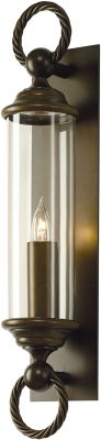 Cavo Outdoor Wall Sconce (Large - Coastal Bronze & Clear Glass)