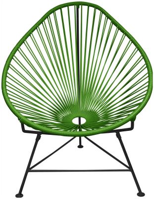 Acapulco Chair (Cactus Weave on Black Frame)