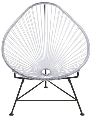 Acapulco Chair (Clear Weave on Black Frame)