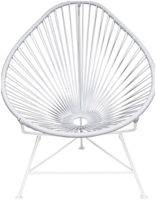 Acapulco Chair (White Weave on White Frame)
