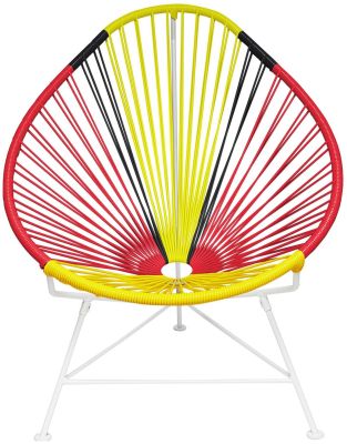 Acapulco Chair (Germany Weave on White Frame)