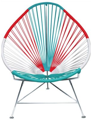 Acapulco Chair (Mexico Weave on Chrome Frame)