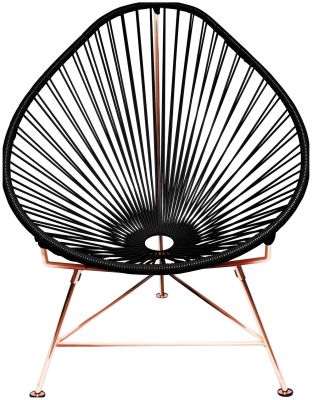 Acapulco Chair (Black Weave on Copper Frame)