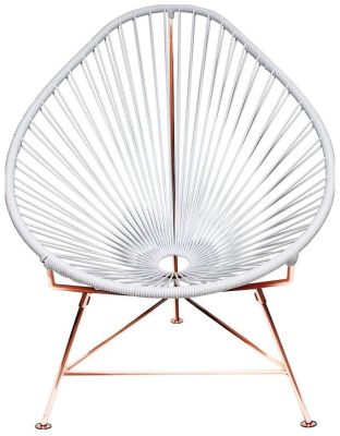 Acapulco Chair (White Weave on Copper Frame)
