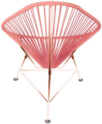 Acapulco Chair (Coral Weave on Copper Frame)