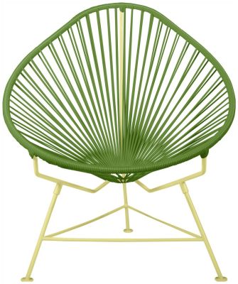 Acapulco Chair (Cactus Weave on Yellow Frame)