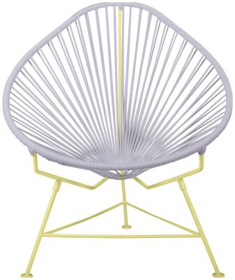 Acapulco Chair (Clear Weave on Yellow Frame)