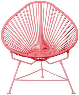 Acapulco Chair (Coral Weave on Coral Frame)