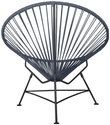 Innit Chair (Grey Weave on Black Frame)