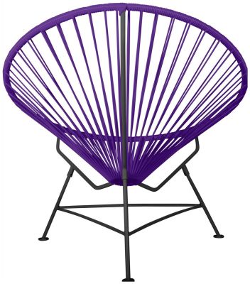 Innit Chaise (Tissage Violet sur Base Noire)