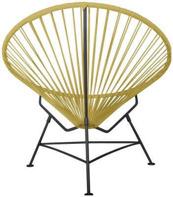 Innit Chair (Gold Weave on Black Frame)