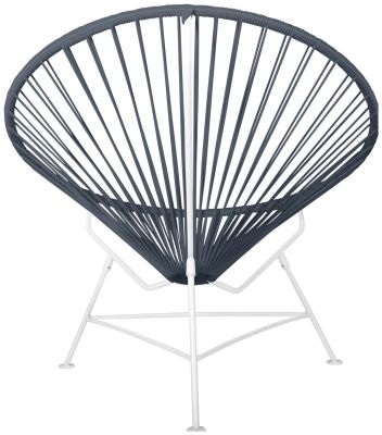 Innit Chair (Grey Weave on White Frame)
