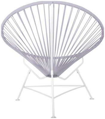 Innit Chair (Clear Weave on White Frame)