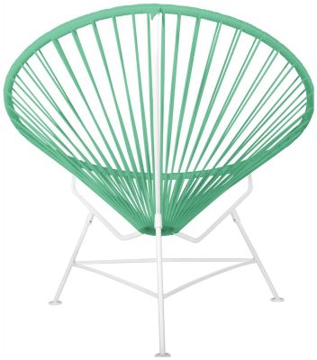 Innit Chair (Mint Weave on White Frame)