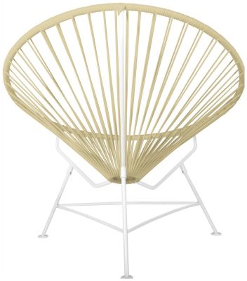 Innit Chair (Ivory Weave on White Frame)