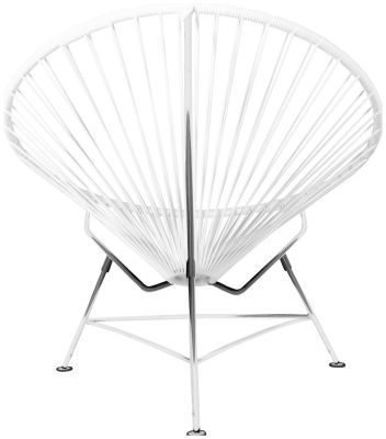 Innit Chair (White Weave on Chrome Frame)