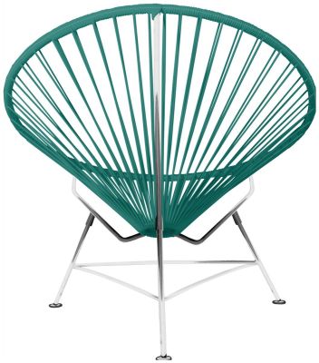 Innit Chair (Turquoise Weave on Chrome Frame)