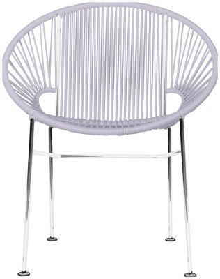Concha Chair (Clear Weave on Chrome Frame)