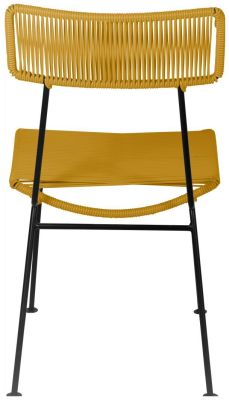 Hapi Chair (Gold Weave on Black Frame)
