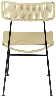 Hapi Chair (Ivory Weave on Black Frame)