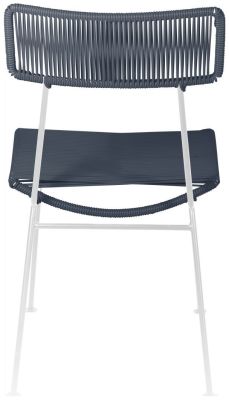 Hapi Chair (Grey Weave on White Frame)