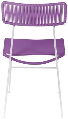 Hapi Chair (Orchid Weave on White Frame)