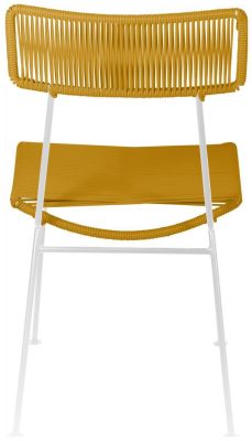 Hapi Chair (Gold Weave on White Frame)