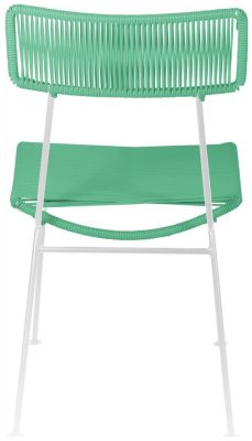 Hapi Chair (Mint Weave on White Frame)