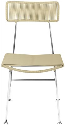 Hapi Chair (Ivory on Chrome Frame)