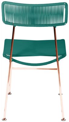 Hapi Chaise (Tissage Turquoise sur Base Cuivre)
