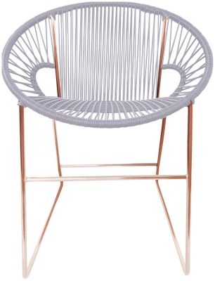 Puerto Dining Chair (Clear Weave on Cooper Frame)