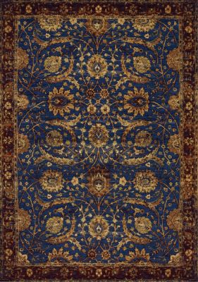 Cathedral  Traditional Rug (8 x 11 - Blue Red Yellow)