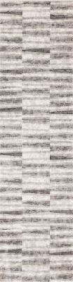 Chorus  Striped Rug (2 x 8 - Grey White)