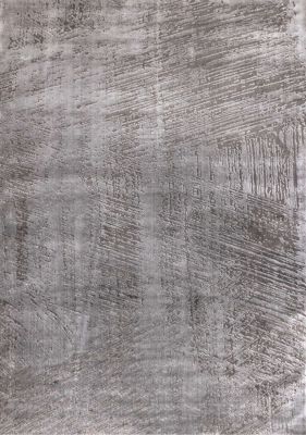 Hayden Cream Distressed Brushstrokes  Rug (7 x 9 - Grey)